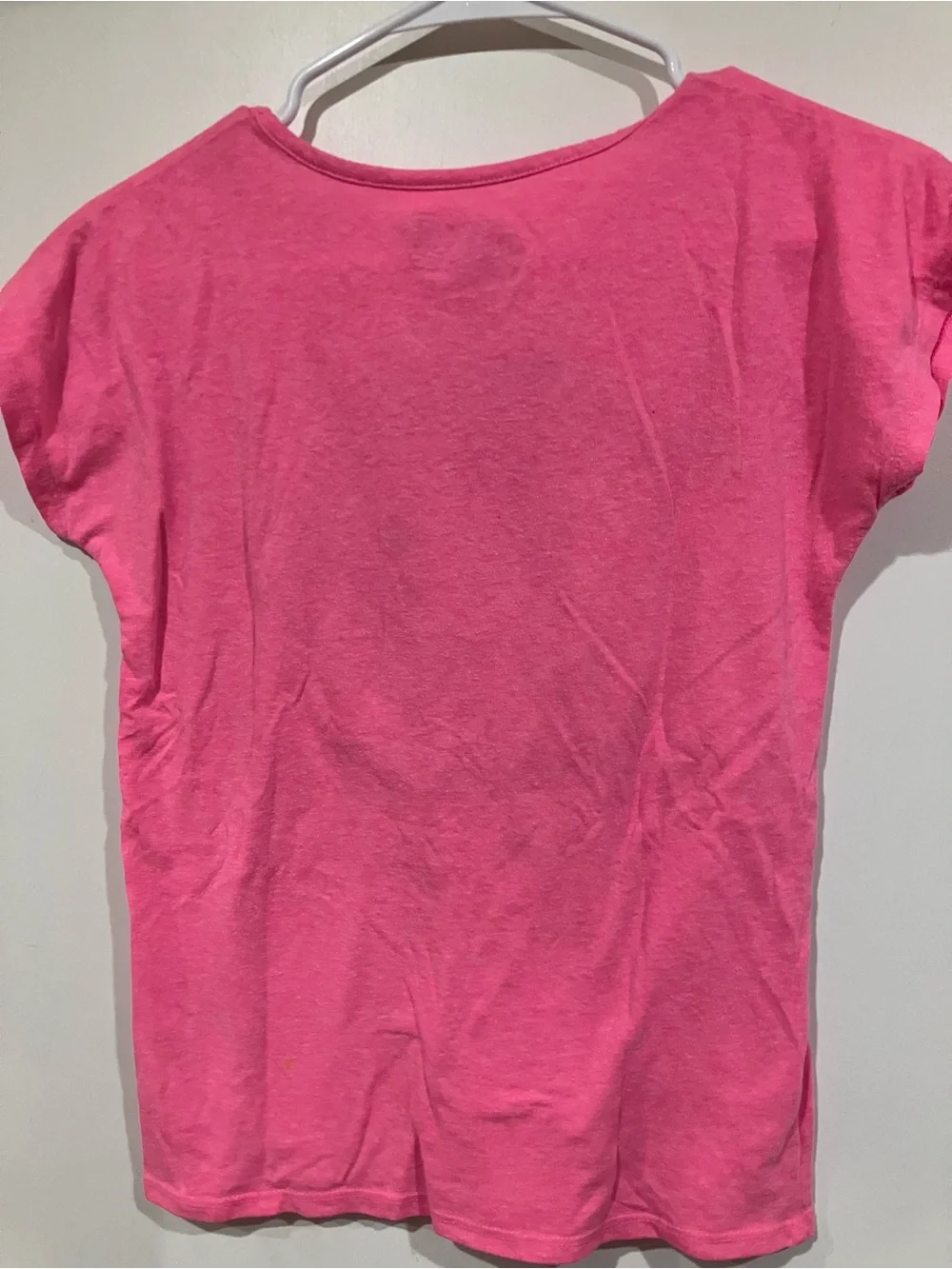 Old Navy Pink 'Girl Power' Graphic Tee with Blue & Purple Accents